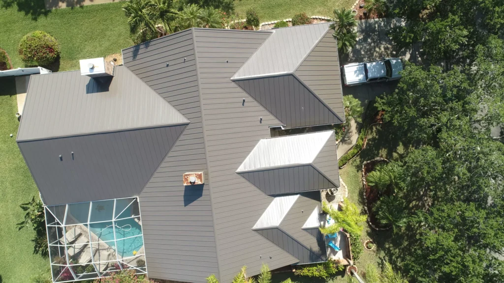 Burnish Slate Standing Seam Luxury roof
