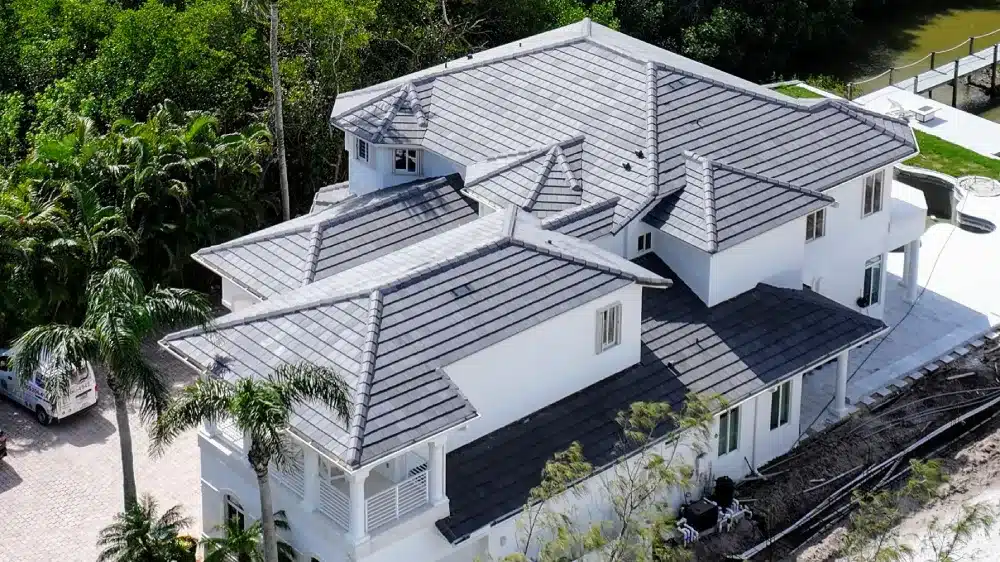 Burnish Slate Standing Seam Luxury roof