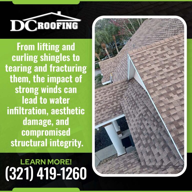 Effects of Strong Winds on Shingle Roofs