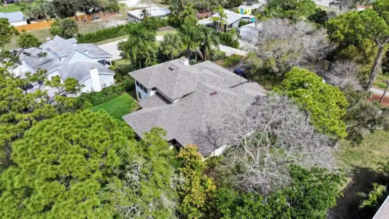 DC Roofing project showing a well-maintained home roof in Melbourne Beach area