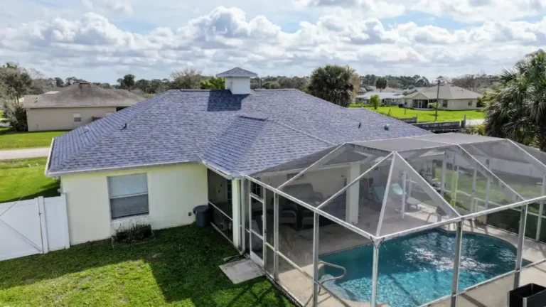 High-quality shingle roof installed by licensed residential roofers in Melbourne Beach, FL