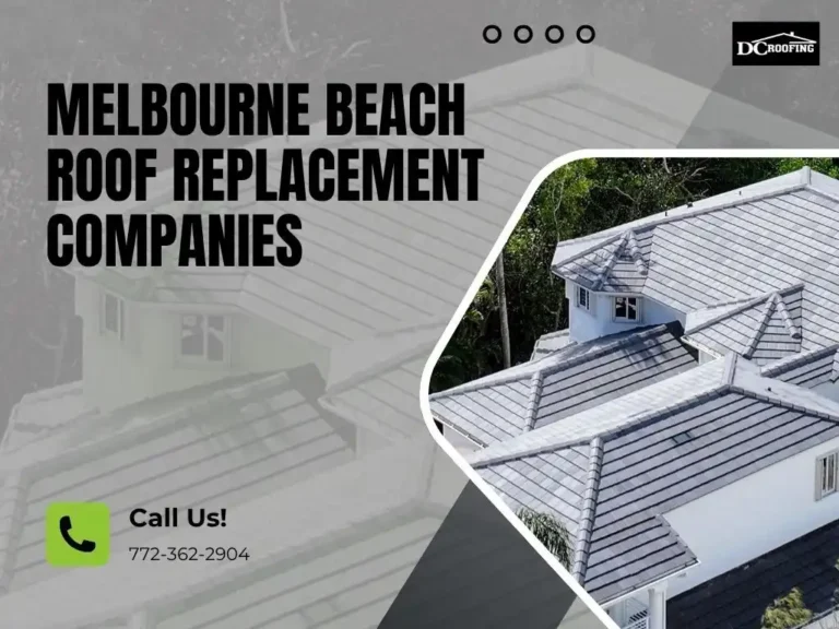 Modern home in Melbourne Beach with newly installed hurricane-resistant gray tile roof