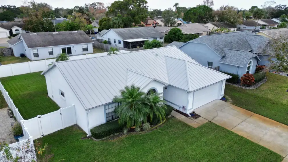 Residential metal roofing designed for Melbourne Beach weather