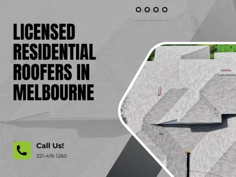 Roof of Melbourne home under repair and maintenance for residential roofing