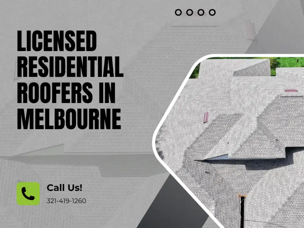 Roof of Melbourne home under repair and maintenance for residential roofing