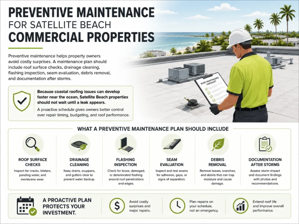 commercial roof maintenance Satellite Beach