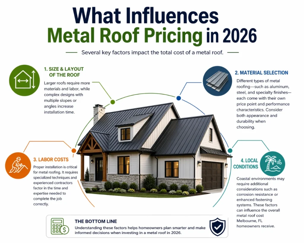 metal roofing costs in Melbourne