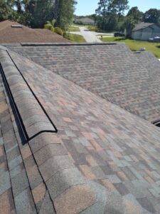 Aged Copper Shingle Roof